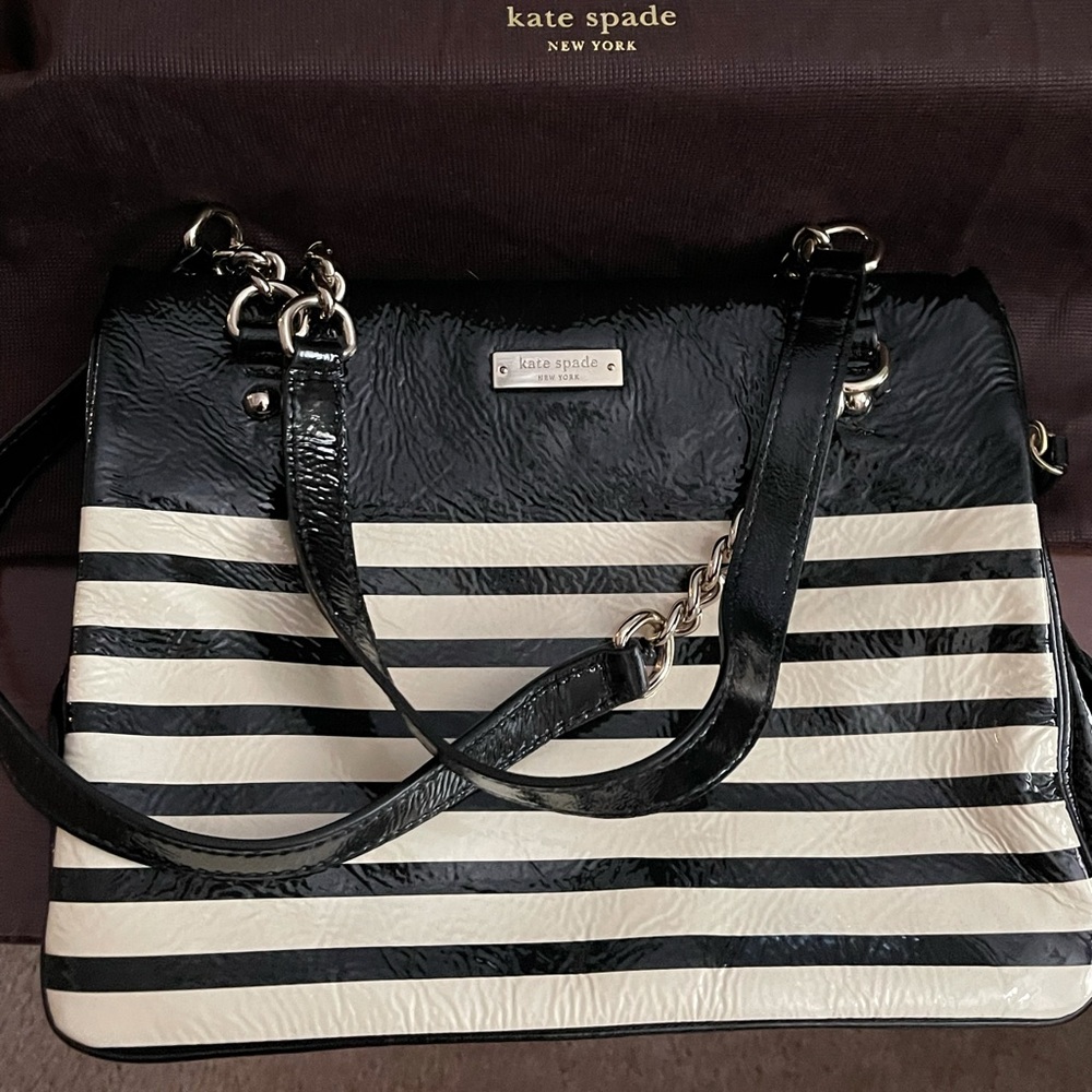 Kate Spade patent leather shoulder bag